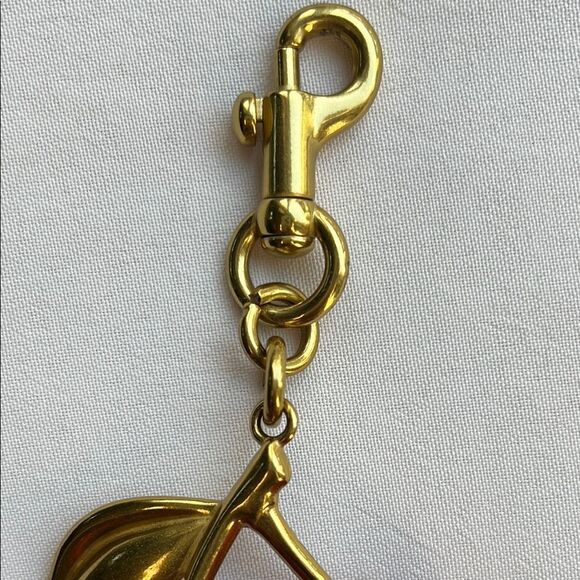 Cherry bag Charm in Gold and Red - Picture 10 of 12